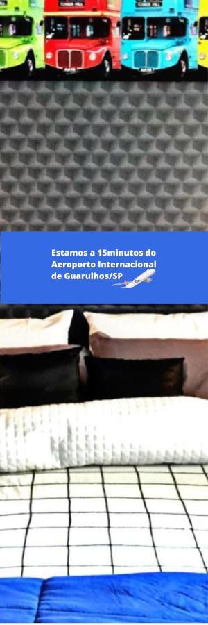 Pousada Casa Dos Gattos - Prox Ao Aeroporto 瓜卢流斯 外观 照片